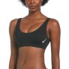 Nike Swim Sneakerkini Scoop Neck Bikini Top Womens black