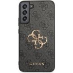 Pouzdro Guess PU 4G Metal Logo Samsung Galaxy S23+ šedé – Sleviste.cz