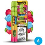 Kurwa Rocket Lychee Tea Ice 20 mg 1 200 potahů – Zboží Dáma