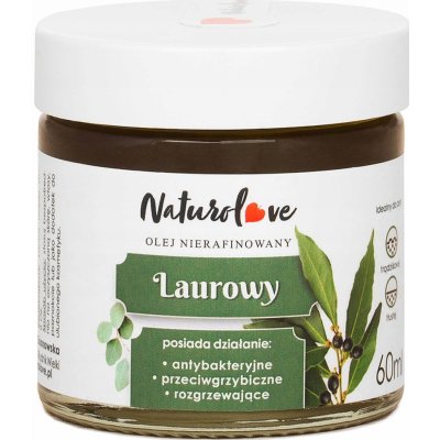 Naturolove Vavřínový olej nerafinovaný 60 ml – Sleviste.cz