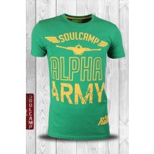 Tričko Soulcamp Alpha Army zelené