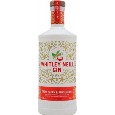 Whitley Neill Smoky Bacon & Horseradish 45% 0,7 l (holá láhev) – Hledejceny.cz