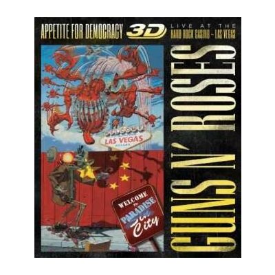 Guns N' Roses: Appetite For Democracy: Live At The Hard Rock Casino-Las Vegas 2CD/Box Set/BD – Hledejceny.cz