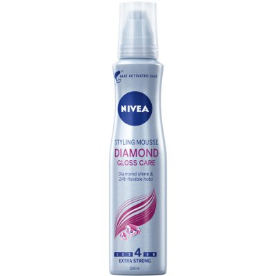 Nivea Diamond Gloss Care pěnové tužidlo 150 ml – Zboží Mobilmania