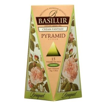 Basilur Bouquet Cream Fantasy Pyramid 15 x 2 g