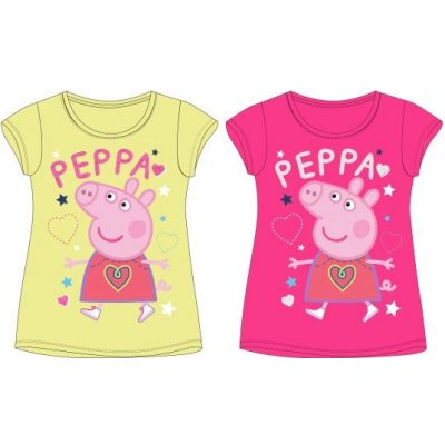 Prasátko Pepa licence Dívčí tričko Prasátko Peppa lososová – Zboží Mobilmania