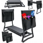 Pro-Tech shop Zahradní židle – klekátko, se 2 kapsami, černá 41092 OM-992207 – Zboží Dáma