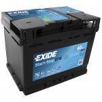 Exide Start-Stop EFB 12V 60Ah 640A EL600 – Hledejceny.cz