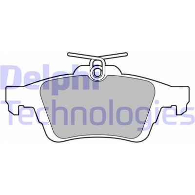 DELPHI Sada brzdových destiček DF LP3207 – Zbozi.Blesk.cz