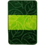 Nej-koberce MILANO lahvově zelený listí 50x80 cm – Sleviste.cz