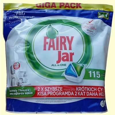 Jar Fairy Professional All in 1 kapsle do myčky nádobí 115 ks – Zboží Mobilmania