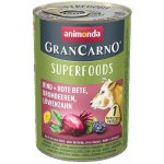 Animonda Gran Carno Superfoods hovězí čv.řepa ostružiny pampeliška 400 g – Zbozi.Blesk.cz