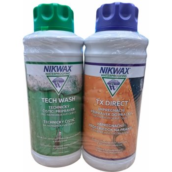 Nikwax Twin Tech Wash + TX.Direct Wash-In 2 x 1 l