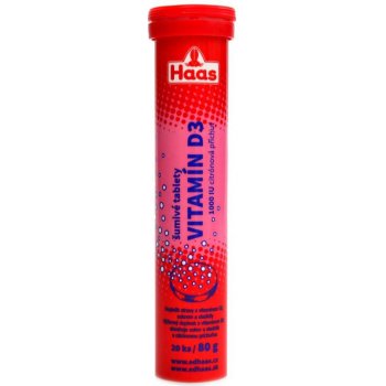 Haas Vitamin D3 1000IU 20 šumivých tablet