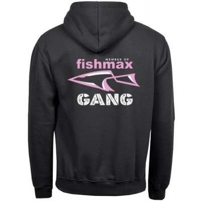 FISHMAX - Mikina Fishmax Gang Černo Růžová – Zboží Mobilmania