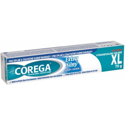 Corega fixační krém extra silný XL 70 g — Heureka.cz