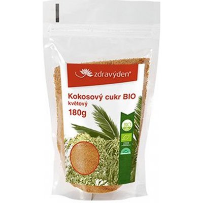 Zdravý den Bio kokosový cukr 180 g – Zboží Dáma