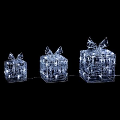 Fééric Lights and Christmas Vánoční vnější světelná dekorace akrylátové dárky 70 LED – Hledejceny.cz