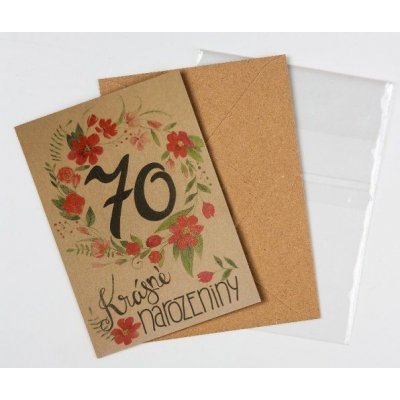 Přáníčko BeBechy - recyklovaný papír - 70 – Zboží Mobilmania