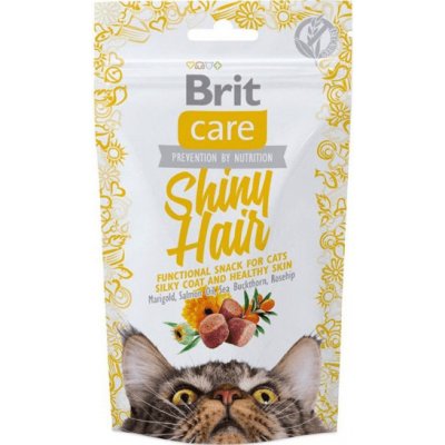 Brit Care Cat Snack Shiny Hair 2 x 50 g – Zboží Mobilmania