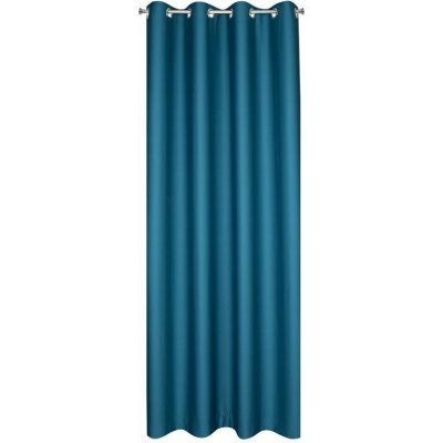 ZÁVĚS TERRA COLLECTION MOROCCO 140X250 NA KROUŽCÍCH MODRÁ – Hledejceny.cz