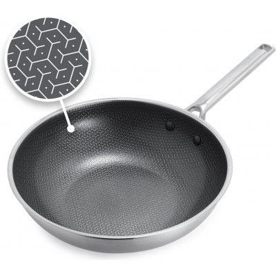 GreenPan APEX Nerezová pánev Wok, 28 cm – Zboží Mobilmania