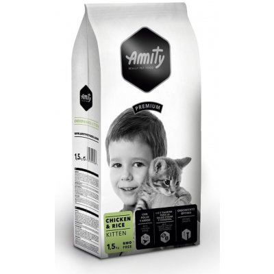 Amity Premium cat KITTEN Krmivo pro kočky kuře 1,5 kg