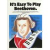 Noty a zpěvník Wise Publications Noty pro piano It's Easy To Play Beethoven