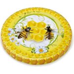 Zavařovací víčka twist na české sklenice MED - 2 VČELKY 82 mm, 10 ks – Zboží Dáma