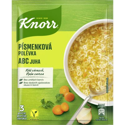 Knorr Písmenková polévka 82 g – Zbozi.Blesk.cz