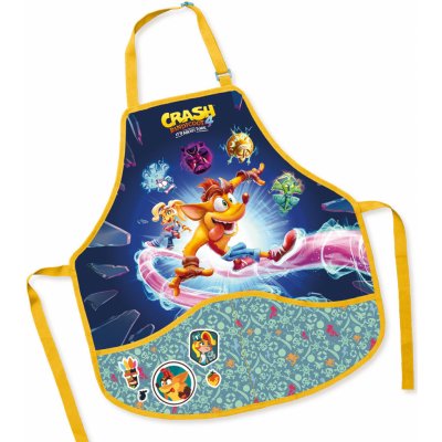 ARGUS Zástěra na výtvarnú výchovu Crash Bandicoot 18390325 – Zboží Dáma