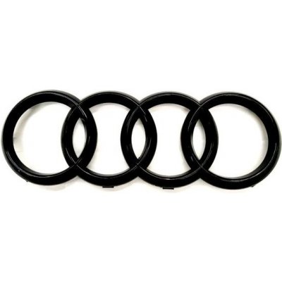 OEM Znak černý kruhy AUDI 285mm – Zbozi.Blesk.cz