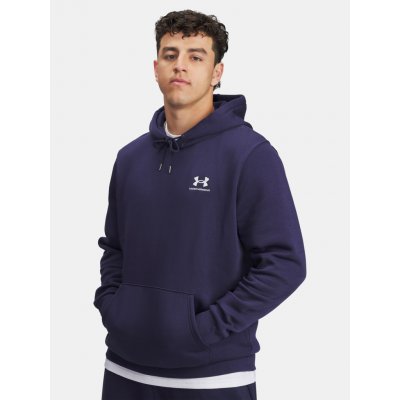 Under Armour UA Essential Fleece Hoodie Modrá – Zboží Dáma
