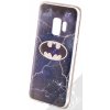 Pouzdro a kryt na mobilní telefon Samsung Pouzdro DC Comics Batman 003 TPU ochranné silikonové s motivem Samsung Galaxy S9 tmavě modré