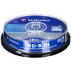 8 cm DVD médium Verbatim BD-R DL 50GB 6x, cakebox, 10ks (43746)