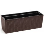 LAMELA Truhlík BEGONIA 560x119x190mm rattan mokka – Hledejceny.cz
