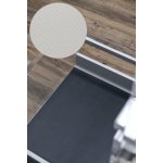 In-Design Protiskluzná podložka s TEXTIL vzorem 1,2 mm - bílá – Zboží Mobilmania