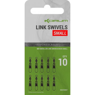 Korum Karabinka Smokescreen Link Swivels 10 ks Large – Sleviste.cz