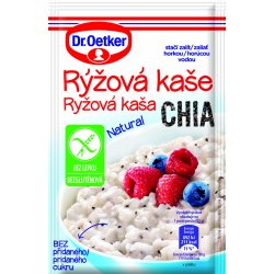 Dr. Oetker Rýžová kaše Chia Natural bez lepku 52 g