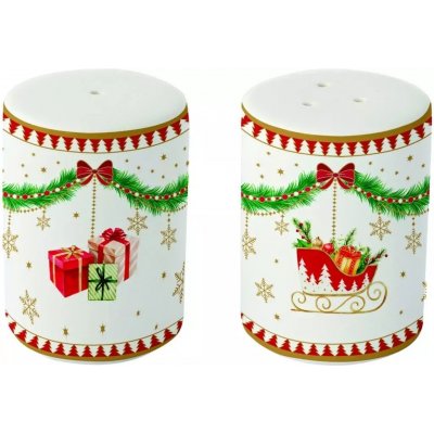Easy Life Porcelánová slánka a pepřenka Magie De Noel ø 5 cm 2 ks – Zbozi.Blesk.cz