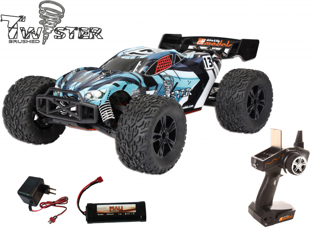 DF drive and fly models TWISTER Truggy XL RTR Brushed 1:10