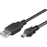Goobay 11.92.8715 USB 2.0, USB A(M) - miniUSB 5pin B(M), 5m, černý – Hledejceny.cz