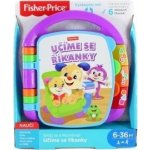 Fisher-Price Baby knížka hudební učíme se říkanky CZ na baterie Světlo Zvuk – Sleviste.cz