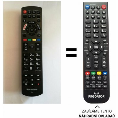Dálkový ovladač Predátor Panasonic TX-65EX603E, TX65EX603E – Zboží Živě