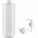 Ambra Plastová lahvička čirá s bílou pumpičkou 500 ml – Sleviste.cz