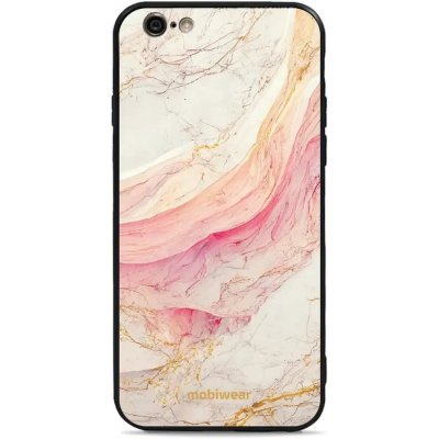 Pouzdro Mobiwear Glossy Apple iPhone 6s - G027G - Růžový a zlatavý mramor – Zboží Mobilmania