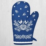 Frobyt Kuchyňská chňapka FOLK podklad modrý 28 x 18cm – Zboží Dáma