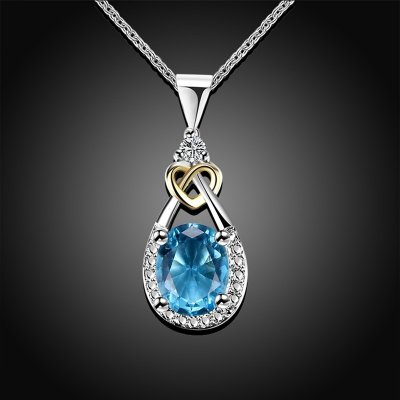 Sisi Jewelry Náhrdelník NH1035-R10300450207a Modrá