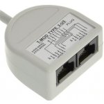 goobay Rozdvojka RJ45 8P8C (3xF), bílá (93056) - 12.92.1486 – Zboží Mobilmania