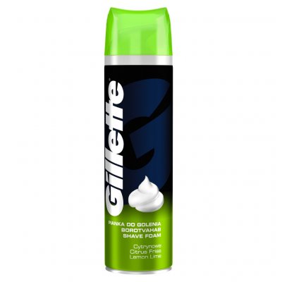 Gillette pěna na holení lemon 200 ml